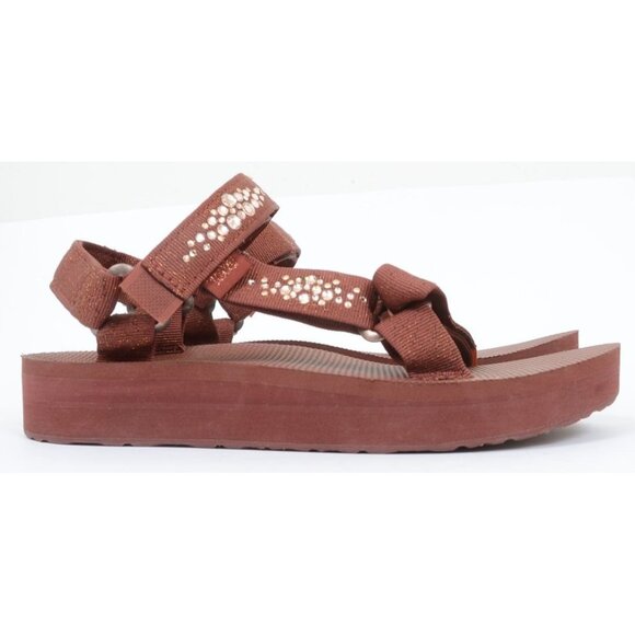 Teva Women's Midform Universal Holiday Swarovski® Crystals Sandal Women's 8 NEW - Picture 3 of 9